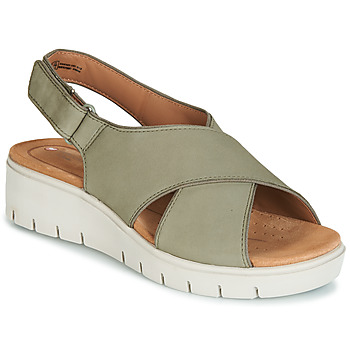 Sapatos Mulher Sandálias Clarks UN KARELY SUN Verde