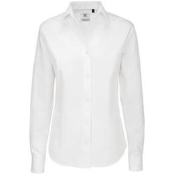 Textil Mulher camisas B And C SWT83 Branco
