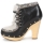 Sapatos Mulher Botas baixas Belle by Sigerson Morrison BLACKA Bege / Preto