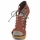 Sapatos Mulher Sandálias Pollini PA1602 Feltro-ferrugem