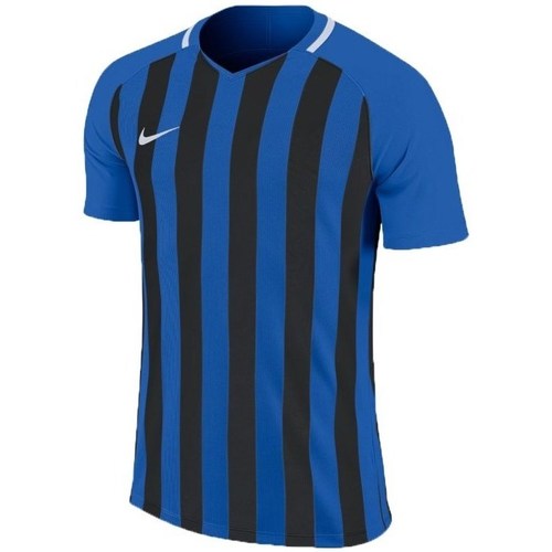 Textil Homem T-Shirt mangas curtas Tall Nike Striped Division Iii Azul, Preto
