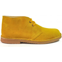 Sapatos Mulher Botins Safari Botas Pisamierdas Amarillo Borreguito Amarelo