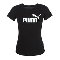 Textil Mulher T-Shirt mangas curtas Puma PERMA ESS TEE Preto