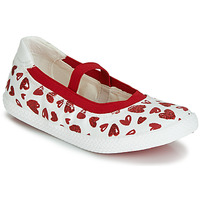 Sapatos Rapariga Sabrinas Geox J KILWI GIRL Branco / Vermelho