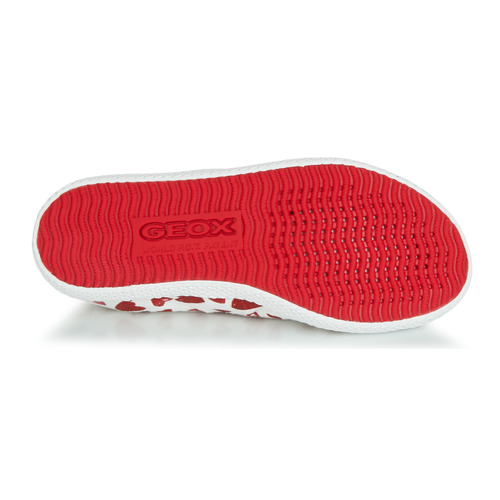 Geox J KILWI GIRL Branco / Vermelho