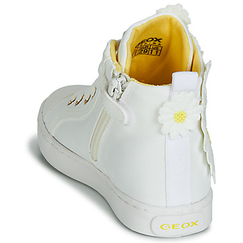 Geox JR CIAK GIRL Branco / Flor / Amarelo