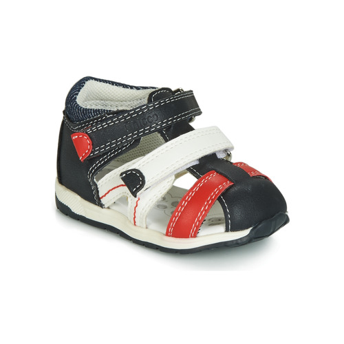 Sapatos Rapaz Sandálias Chicco GABRIEL Azul / Branco / Vermelho
