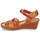 Sapatos Mulher Sandálias Pikolinos MARGARITA 943 Vermelho / Castanho
