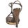 Sapatos Mulher Sandálias Roberto Cavalli QDS627-PM027 Bronze