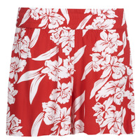 Textil Mulher Shorts / Bermudas Volcom ALOHA HA SHORT Vermelho