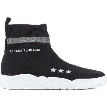 Sapatos Mulher Sapatilhas Chiara Ferragni CF1948 BLACK Preto