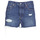 Textil Mulher Shorts / Bermudas Levi's 502 HIGH RISE SHORT Azul