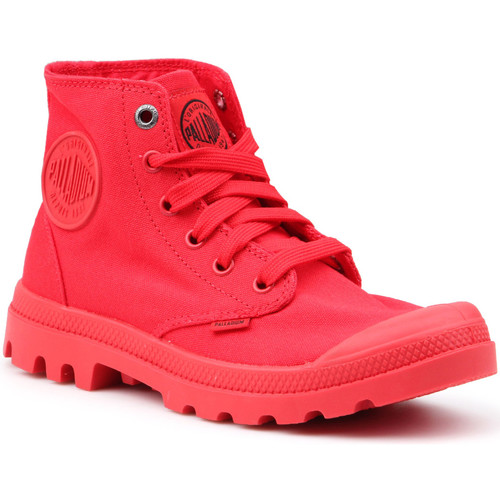 Sapatos Homem Sapatilhas de cano-alto Palladium Mono Chrome 73089-600-M Vermelho