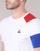 Textil Homem T-Shirt mangas curtas Le Coq Sportif ESS Tee SS N°10 M Branco / Vermelho / Azul