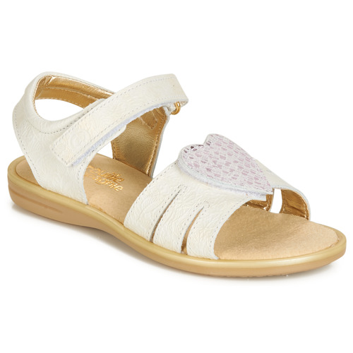 Sapatos Rapariga Sandálias Polo Ralph Lauren JAFILOUTE Branco