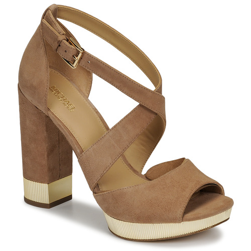 Sapatos Mulher Sandálias Baixo: 1 a 2cm VALERIE PLATFORM Camel
