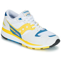 Sapatos Homem Sapatilhas Saucony Azura Branco / Amarelo / Azul
