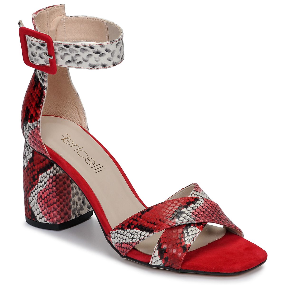 Sapatos Mulher Sandálias Fericelli JEZI Vermelho