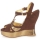 Sapatos Mulher Sandálias Emporio Armani EA7 FARAH Chocolate