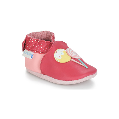 Sapatos Rapariga Pantufas bebé Robeez FUNNY SWEETS Rosa / Branco