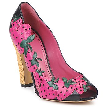 Sapatos Mulher Escarpim Moschino Cheap & CHIC ALBIZIA Rosa-preto-verde