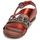 Sapatos Mulher Sandálias Mjus CHAT BUCKLE Vermelho / Leopardo