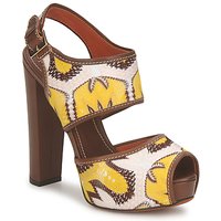 Sapatos Mulher Sandálias Missoni TM81 Castanho / Bege / Amarelo