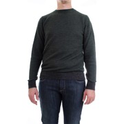 A relaxed sweater elevated with ribbed collar detail