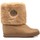 Sapatos Mulher Botins Guess FAMOUZ STIVALETTO Bege