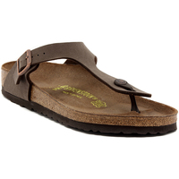 Sapatos Mulher Chinelos Birkenstock GIZEH MOCCA CALZ N Multicolor