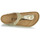 Sapatos Mulher Chinelos Birkenstock GIZEH Ouro