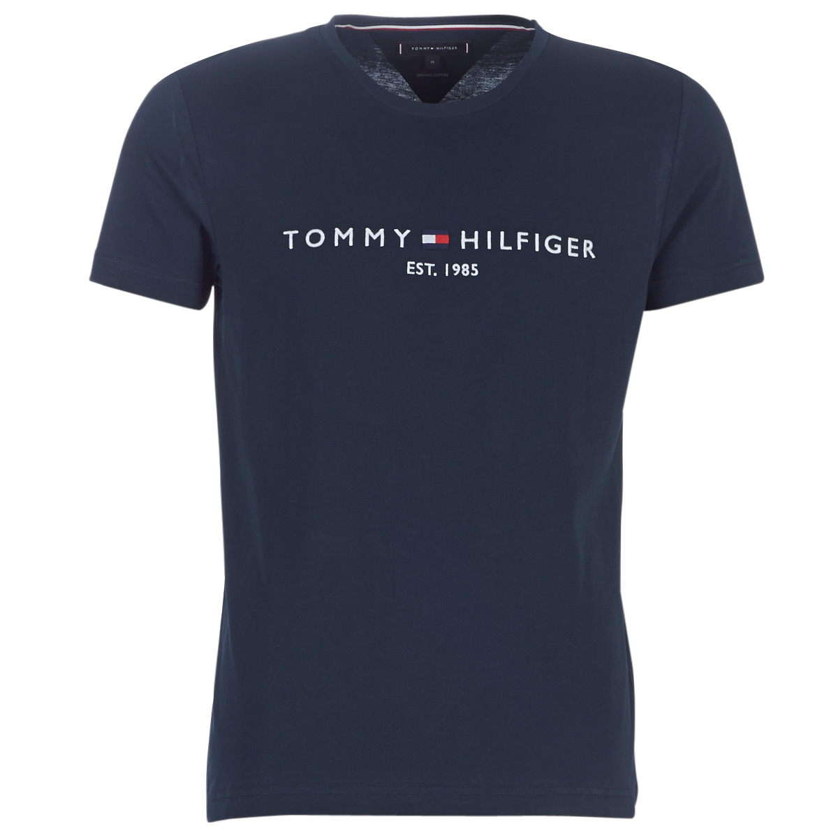 Textil Homem Tommy Hilfiger футболки с цветами TOMMY FLAG HILFIGER TEE Marinho