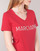 Textil Mulher T-Shirt mangas curtas Marciano LOGO PATCH CRYSTAL Vermelho