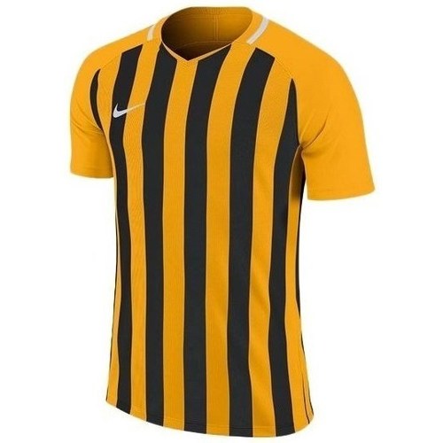 Textil Homem T-Shirt mangas curtas Nike Striped Division Iii Jsy Preto, Amarelo