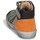 Sapatos Rapaz Sapatilhas de cano-alto GBB ANGELITO Cinza / Laranja