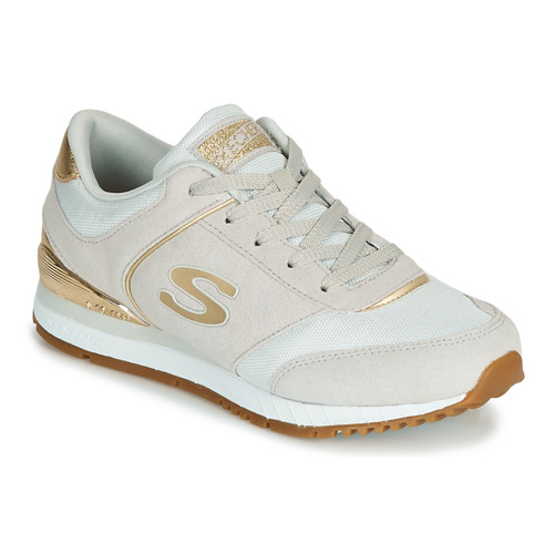 Sapatos Mulher Sapatilhas summit Skechers SUNLITE Cinza / Ouro