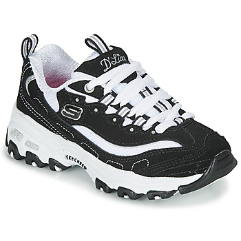 Sapatos Rapariga Sapatilhas Skechers D'LITES Preto / Branco