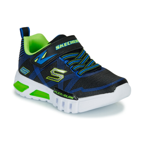 Sapatos Rapaz Sapatilhas por Skechers por Skechers BOY Azul / Verde