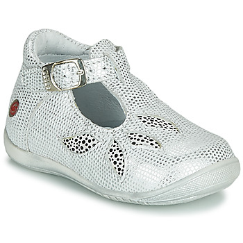Sapatos Rapariga Sandálias GBB MARIE Branco / Prata