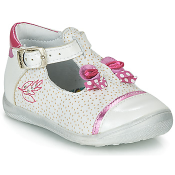 Sapatos Rapariga Sandálias Catimini CALATHEA Branco / Rosa