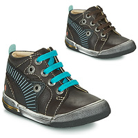 Sapatos Rapaz Sapatilhas de cano-alto GBB NOAH Castanho / Azul