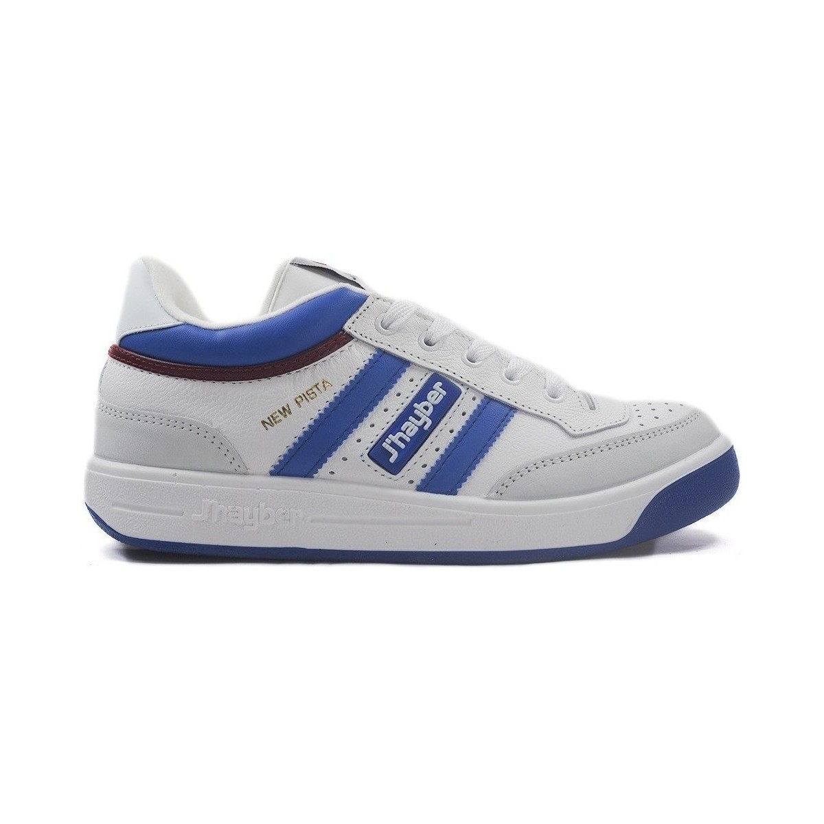 Sapatos Homem Roupa de cama Zapatillas J´hayber New Pista Blanco-Azulina Branco