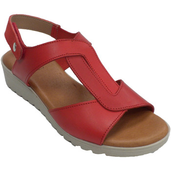 Sapatos Mulher Sandálias Rodri Sandália de mulher simulando nó  em Vermelho