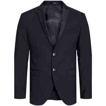 Textil Homem Casacos/Blazers Marca em destaque 12143492 JPRSOLARIS TUX BLAZER BLACK Preto