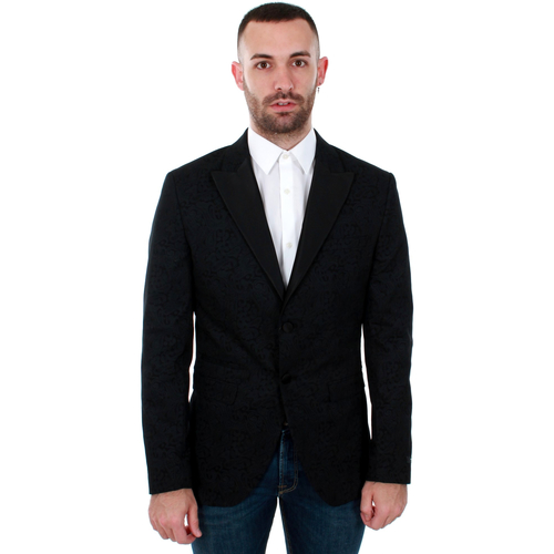 Textil Homem Casacos/Blazers Marca em destaque 12146072 JPRHUGO TUX BLAZER BLACK Preto