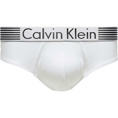 Roupa de interior Homem Cueca Calvin Klein Calista Jeans 000NB1015A Branco