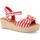 Sapatos Mulher Sandálias Ainy Y288-58 Vermelho