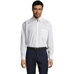 Textil Homem Camisas mangas comprida Sols BALTIMORE FASHION WORK Branco