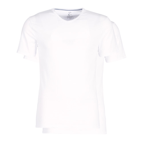 Vestuário homem a menos de 60 Homem Camisolas de interior DIM X-TEMP TOPS X 2 Branco