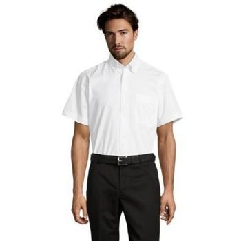 Textil Homem Camisas mangas curtas Sols BROOKLYN TWILL DAY Blanco